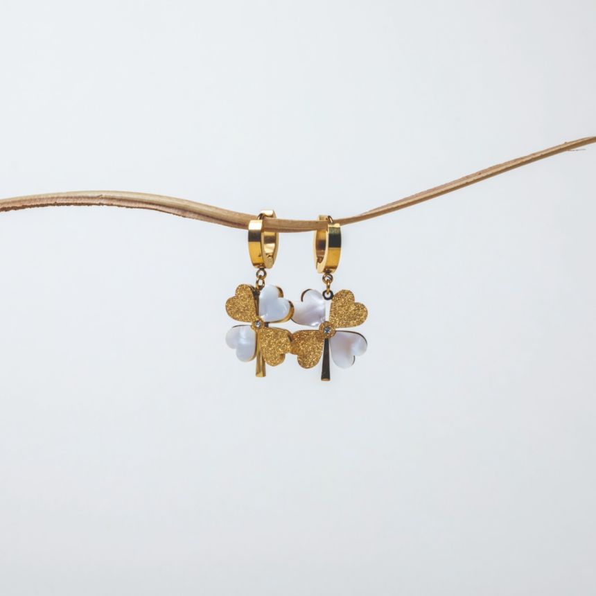 Boucles d'oreilles Emeline - Nacre