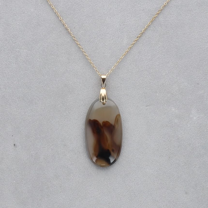 Agate Montana percé 35