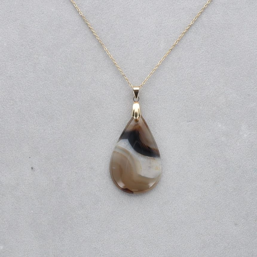 Agate Montana percé 39