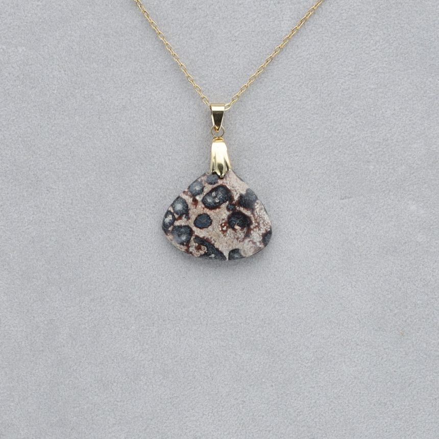 Jaspe Viper Cabochon percé 27