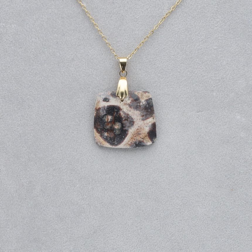 Jaspe Viper Cabochon percé 29