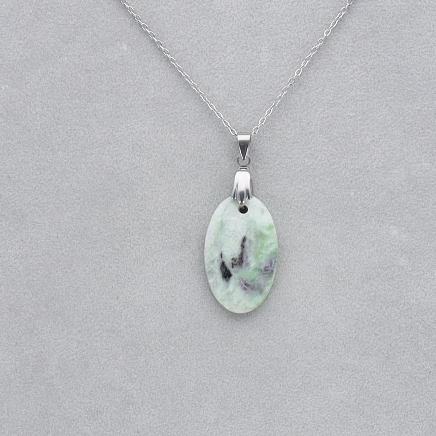 Kammererite Cabochon percé 28