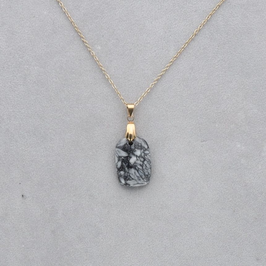 Pinolite Cabochon percé 112