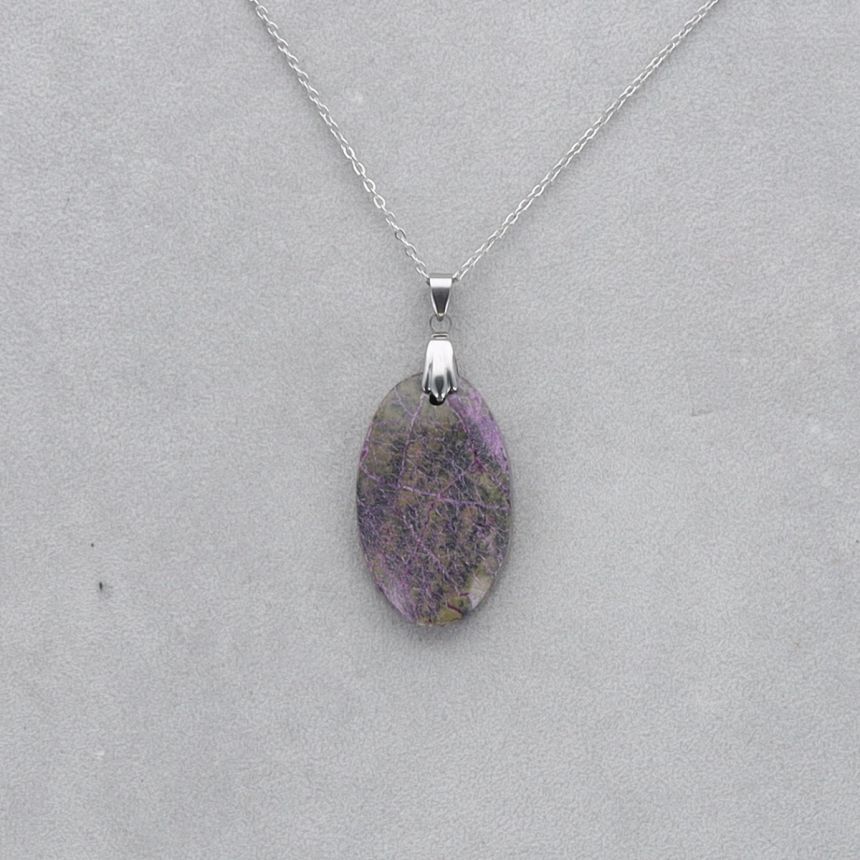 Purpurite Cabochon percé 24