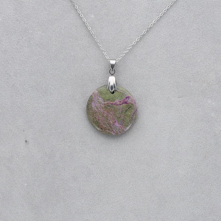 Purpurite Cabochon percé 25